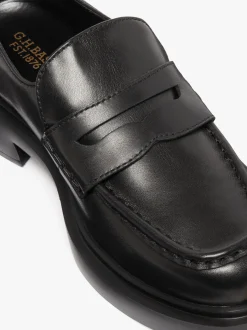 Women G.H.BASS Albany II Penny Loafers Leather