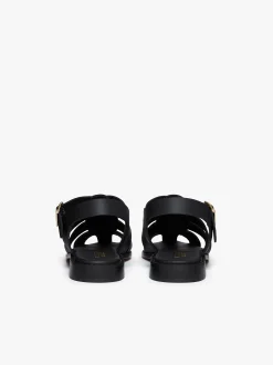 Women G.H.BASS Amelia Fisherman Sandal Vachetta Leather