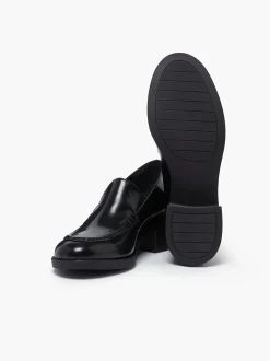 Women G.H.BASS Anna Venetian Loafer Heels Leather