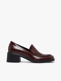 Women G.H.BASS Anna Venetian Loafer Heels Leather