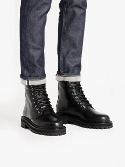 G.H.BASS Benson Combat Boots Leather
