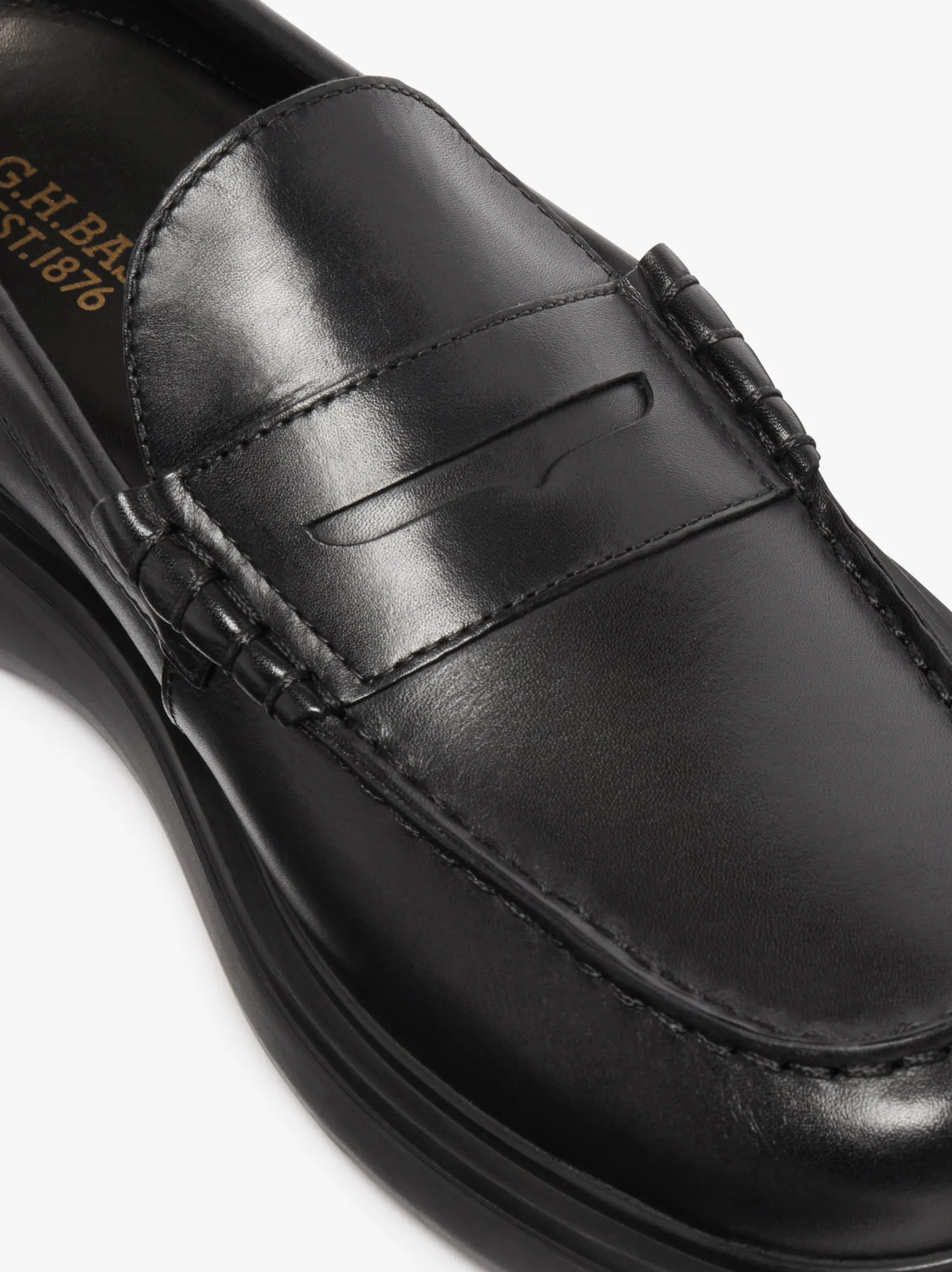 G.H.BASS Bosco Cupsole Penny Loafers leather