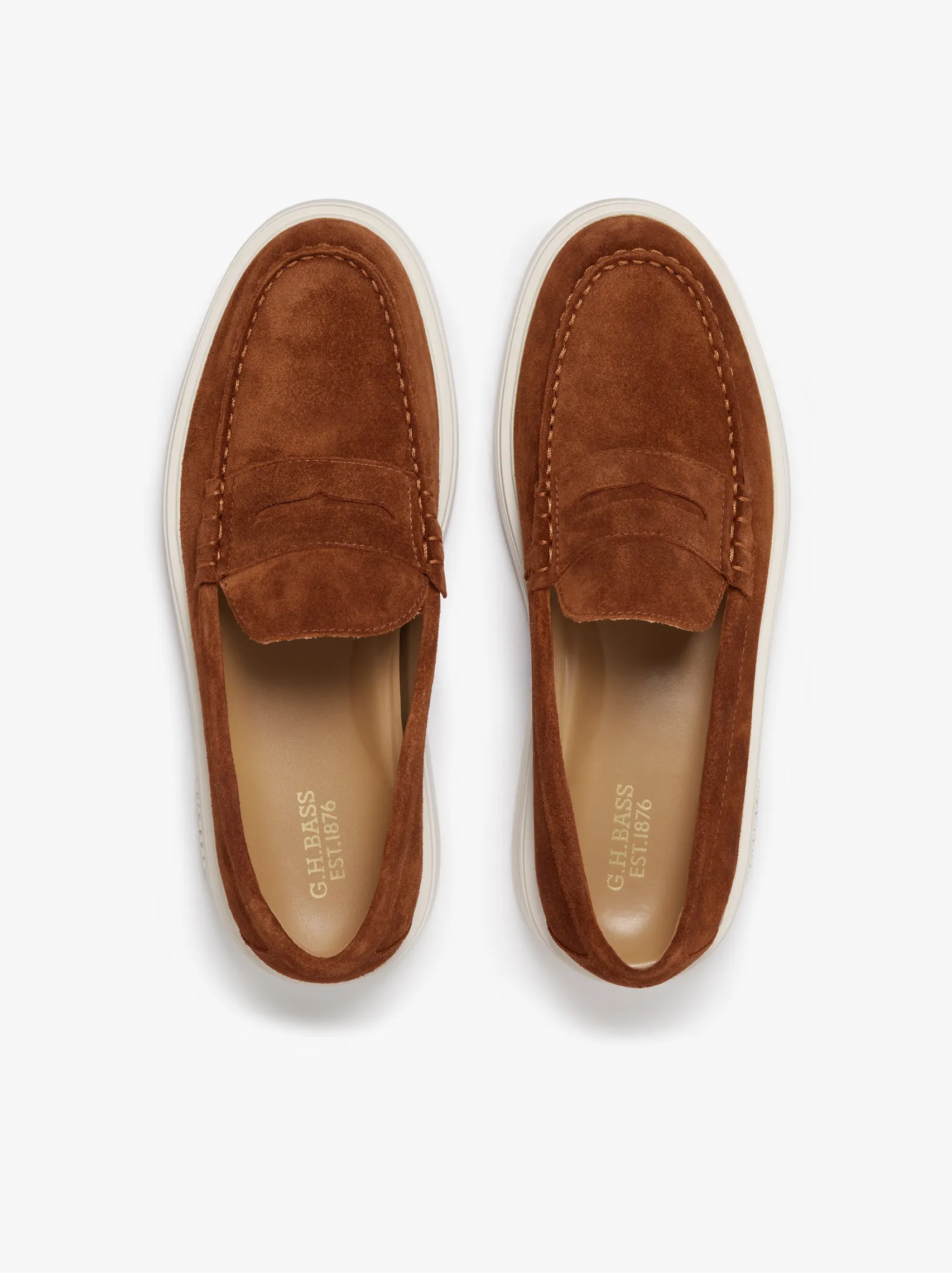 G.H.BASS Bosco Cupsole Penny Loafers