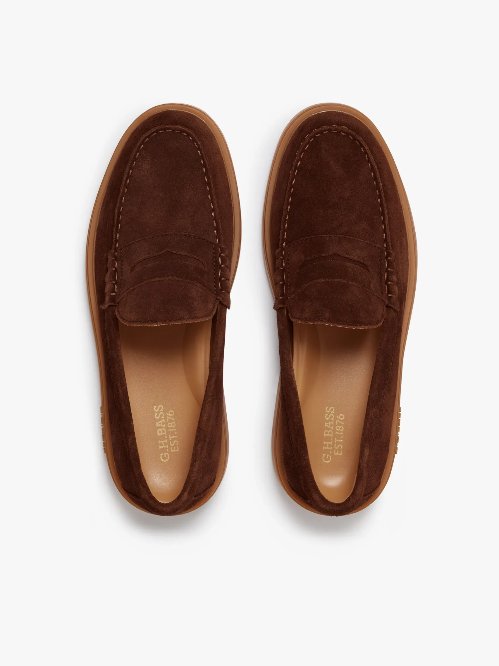 G.H.BASS Bosco Cupsole Penny Loafers