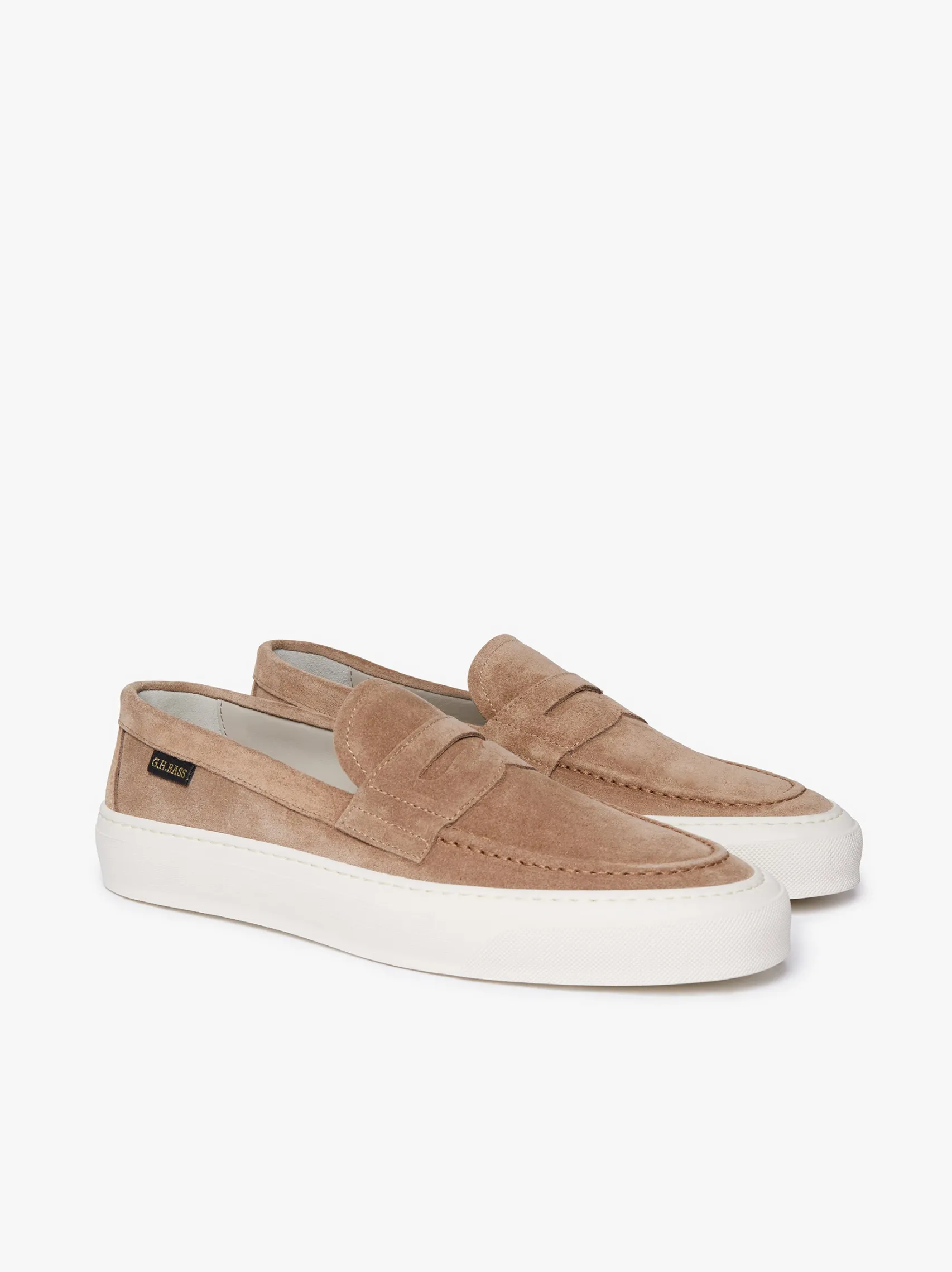 G.H.BASS Buxton Penny Loafers Suede