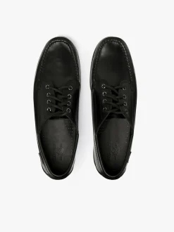 G.H.BASS Camp Moc Jackman Black Leather
