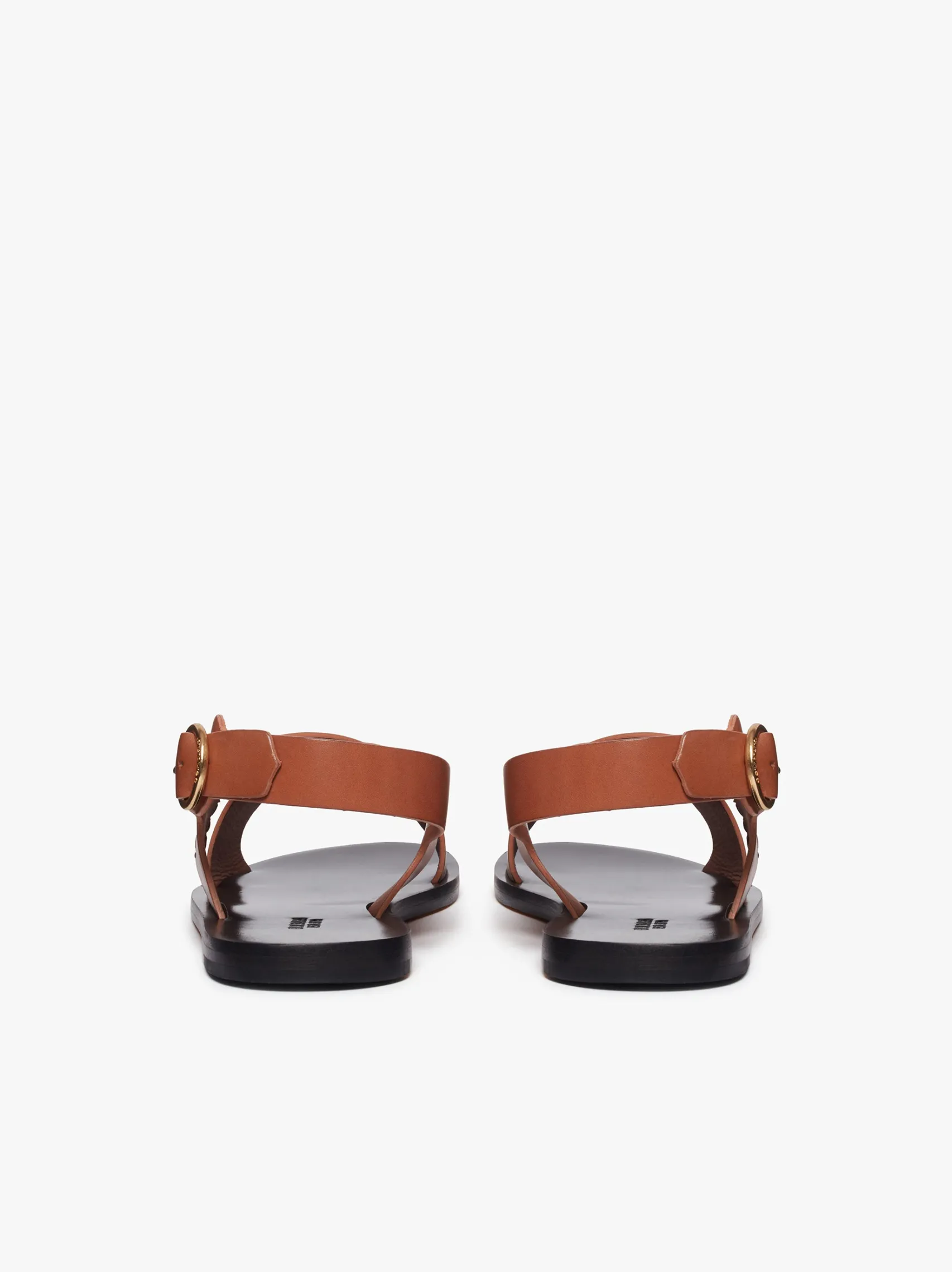 Women G.H.BASS Cross Strap Sandals Leather
