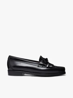 Women G.H.BASS Easy Weejuns Esther Bow Loafers Leather