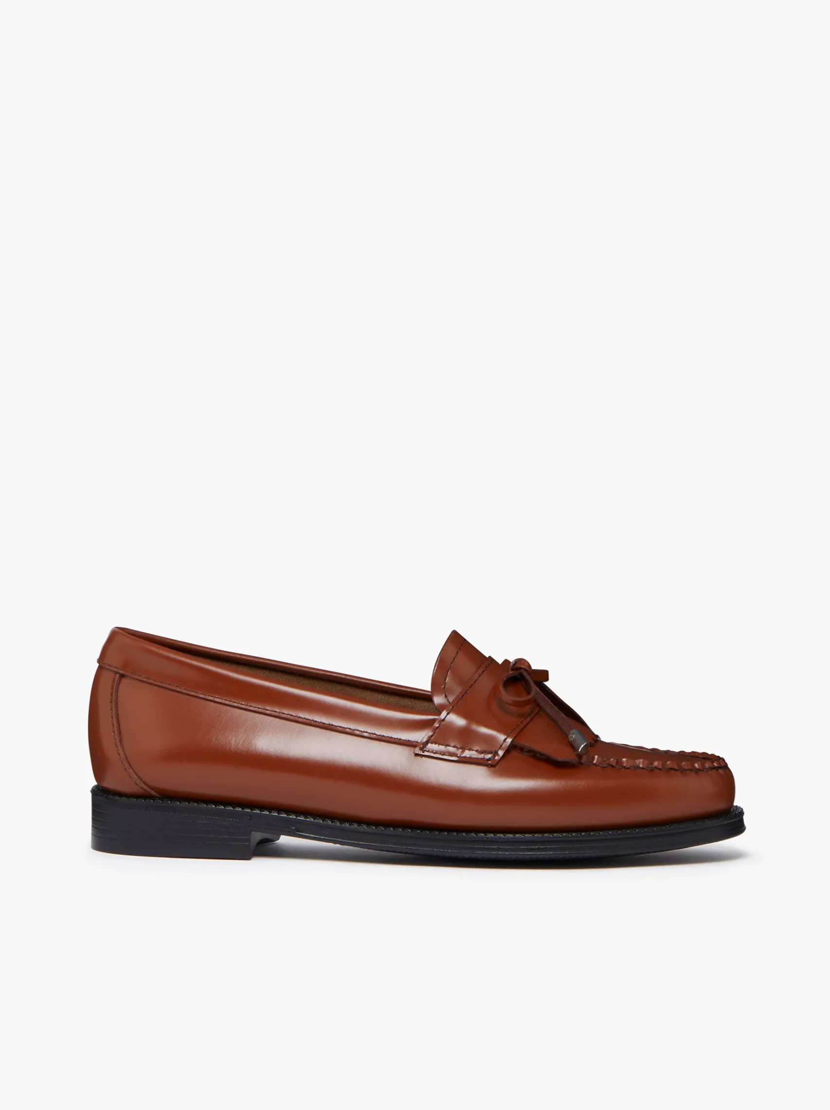 Women G.H.BASS Easy Weejuns Esther Bow Loafers Leather