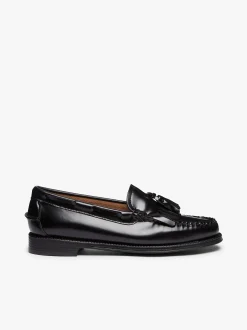 Women G.H.BASS Easy Weejuns Esther Kiltie Tassel Loafers Leather