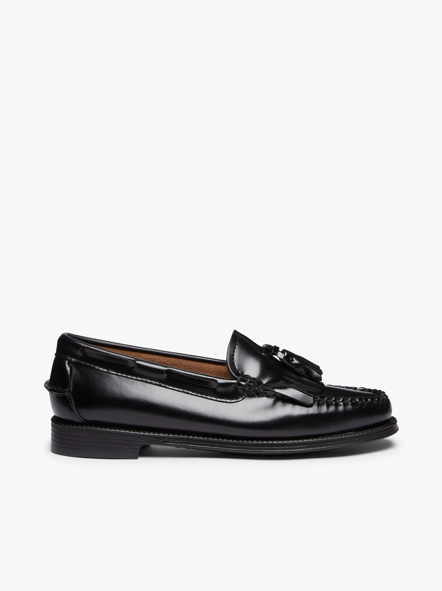 Women G.H.BASS Easy Weejuns Esther Kiltie Tassel Loafers Leather