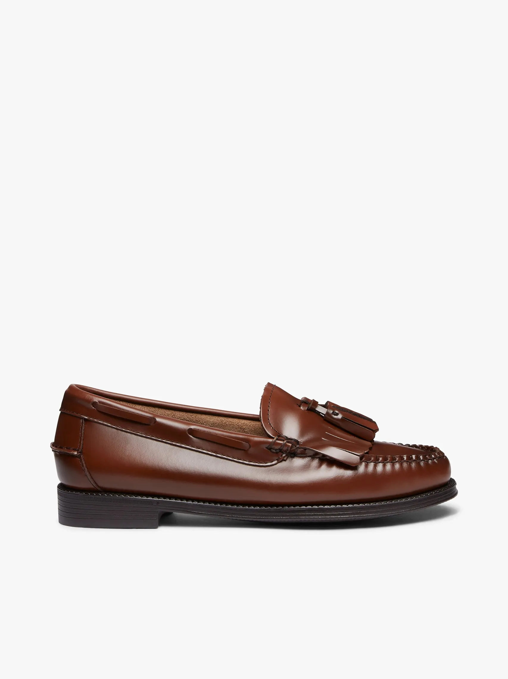 Women G.H.BASS Easy Weejuns Esther Kiltie Tassel Loafers Leather