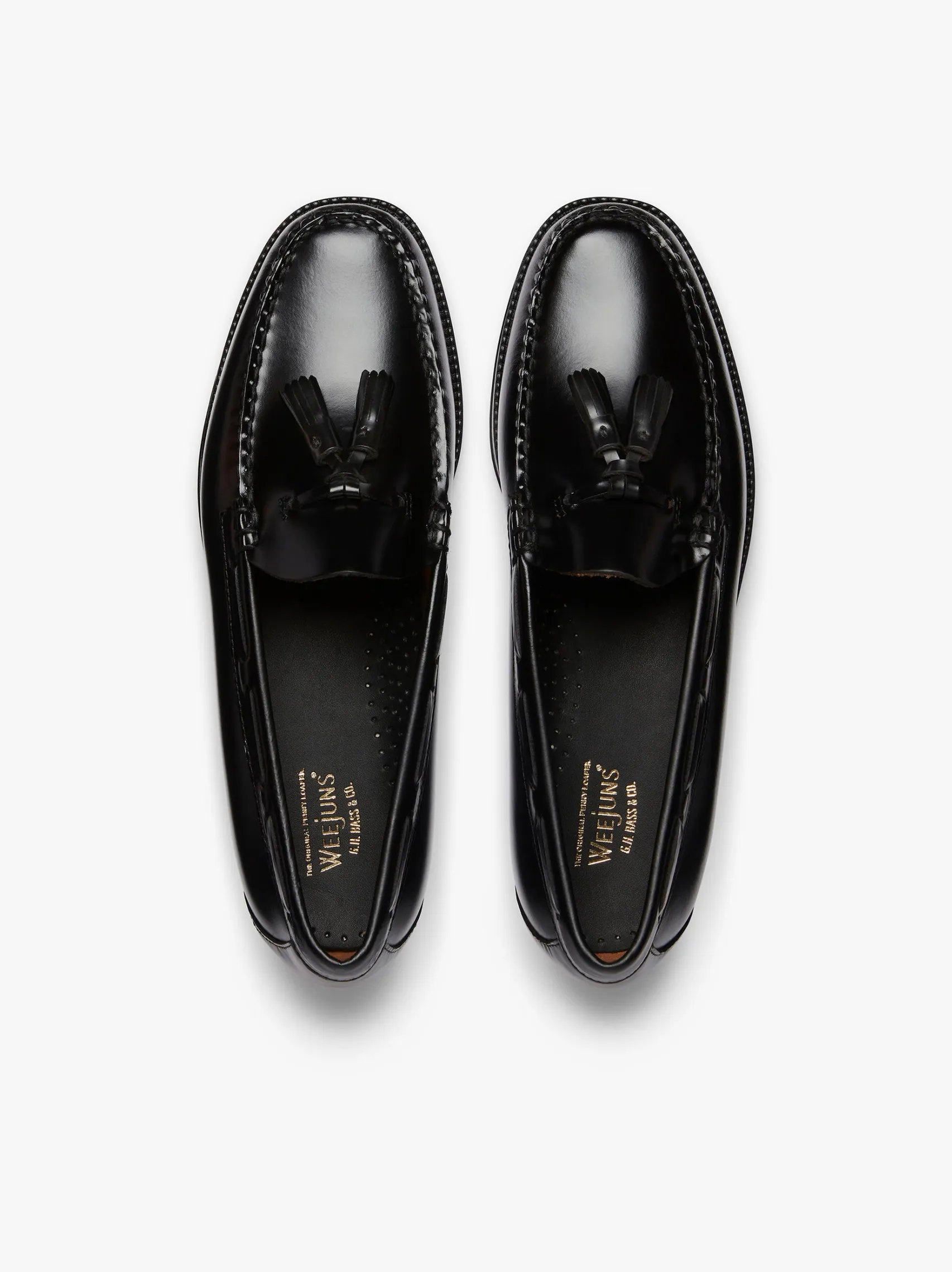 G.H.BASS Easy Weejuns Larkin Tassel Loafers Leather