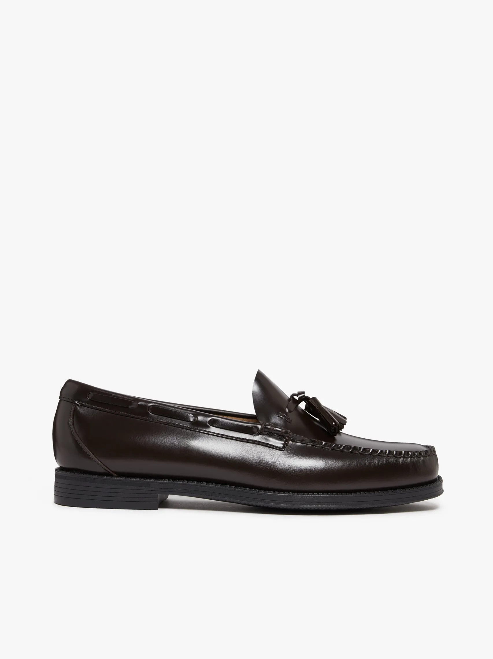 G.H.BASS Easy Weejuns Larkin Tassel Loafers Chocolate leather
