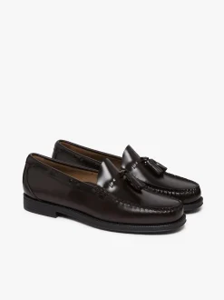G.H.BASS Easy Weejuns Larkin Tassel Loafers Chocolate leather