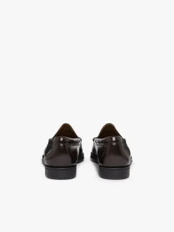 G.H.BASS Easy Weejuns Larkin Tassel Loafers Chocolate leather
