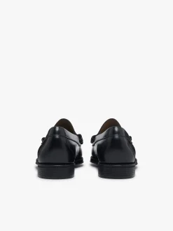 G.H.BASS Easy Weejuns Larson Flag Penny Loafers Leather