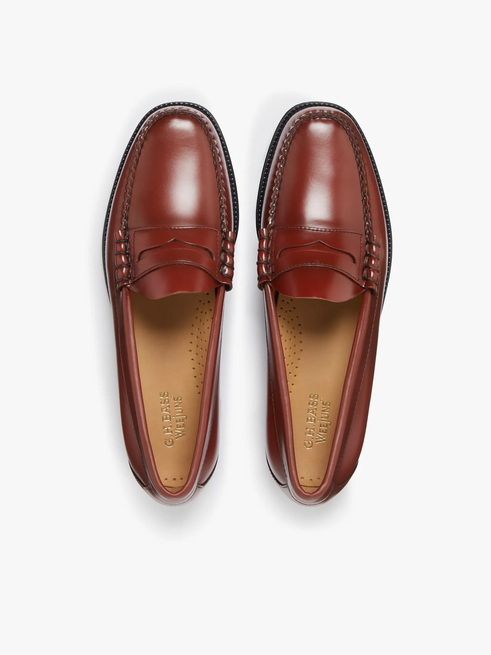 G.H.BASS Easy Weejuns Larson Penny Loafers Leather