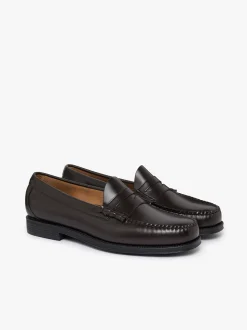 G.H.BASS Easy Weejuns Larson Penny Loafers Chocolate Leather