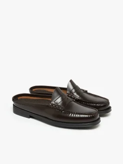 G.H.BASS Easy Weejuns Larson Penny Slides brown