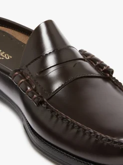 G.H.BASS Easy Weejuns Larson Penny Slides brown