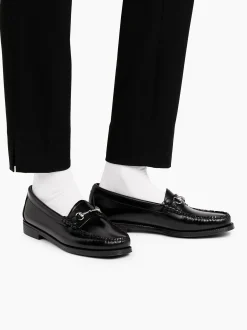 Women G.H.BASS Easy Weejuns Lianna Horsebit Loafers Leather