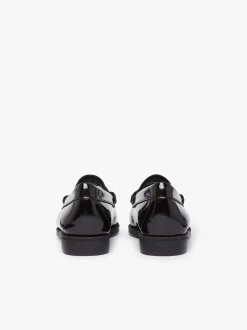 Women G.H.BASS Easy Weejuns Penny Lianna Horsebit Loafers Black Patent Leather