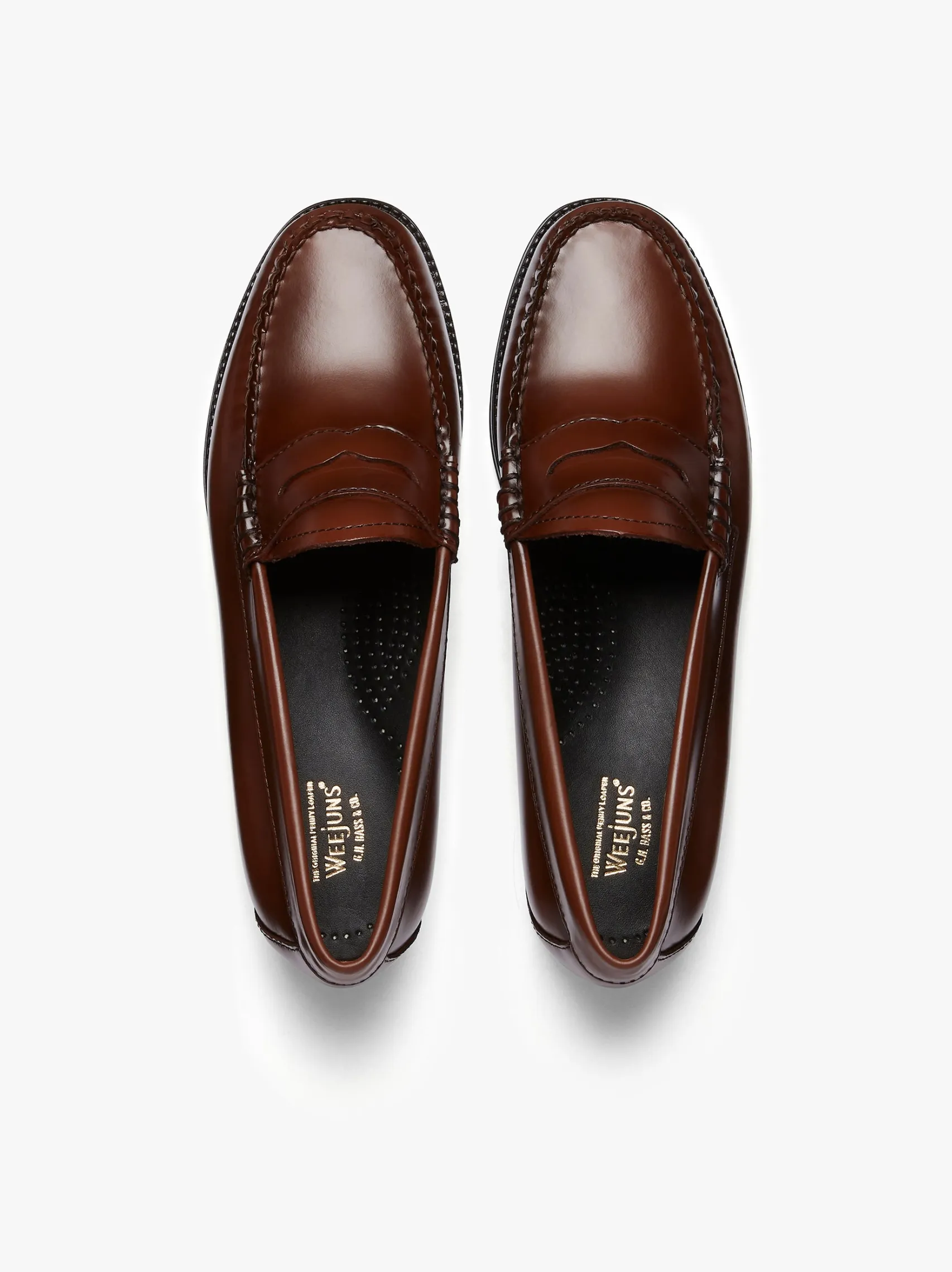Women G.H.BASS Easy Weejuns Penny Loafers Leather