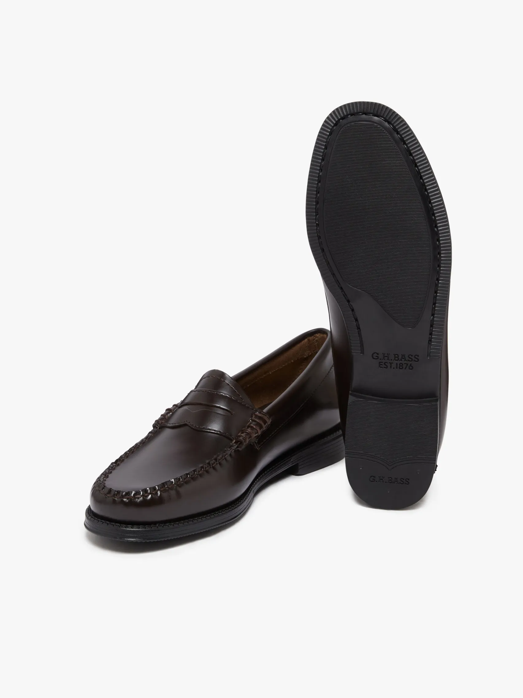 Women G.H.BASS Easy Weejuns Penny Loafers Leather