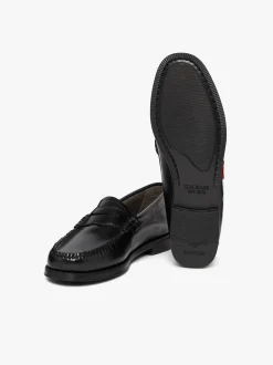 Women G.H.BASS Easy Weejuns Penny Love Note Loafers Leather