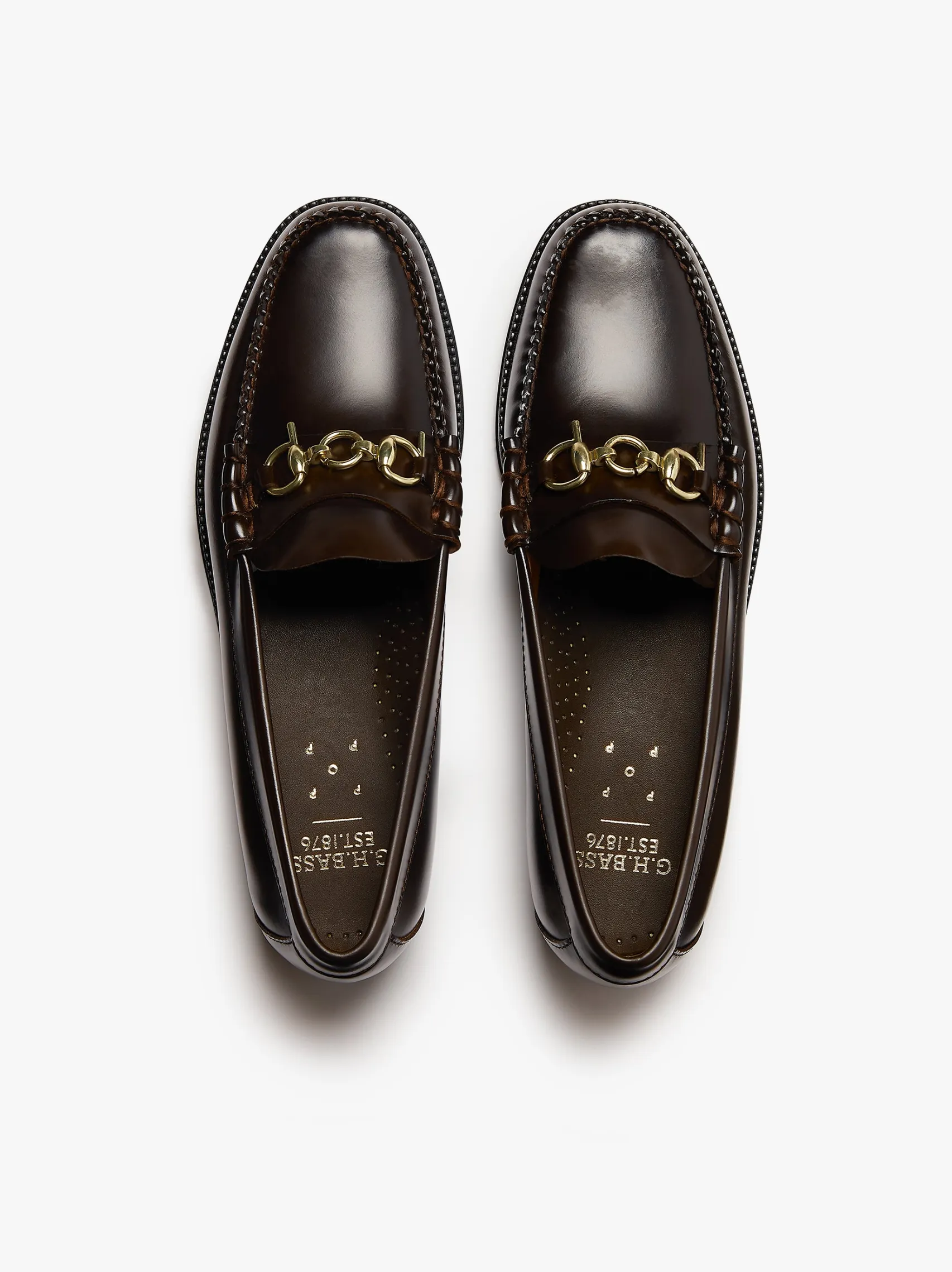 G.H.BASS & Pop Easy Weejuns Lincoln Loafers Leather