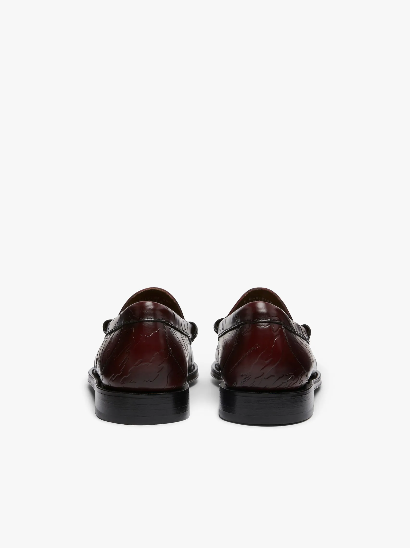 G.H.BASS x Maharishi Larson Penny Loafers Embossed Leather