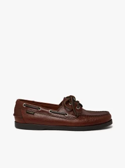 G.H.BASS Jetty II 2 Eye Boat Shoes Tumbled Leather