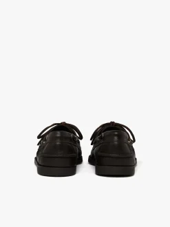 G.H.BASS Jetty II 2 Eye Boat Shoes Tumbled Leather