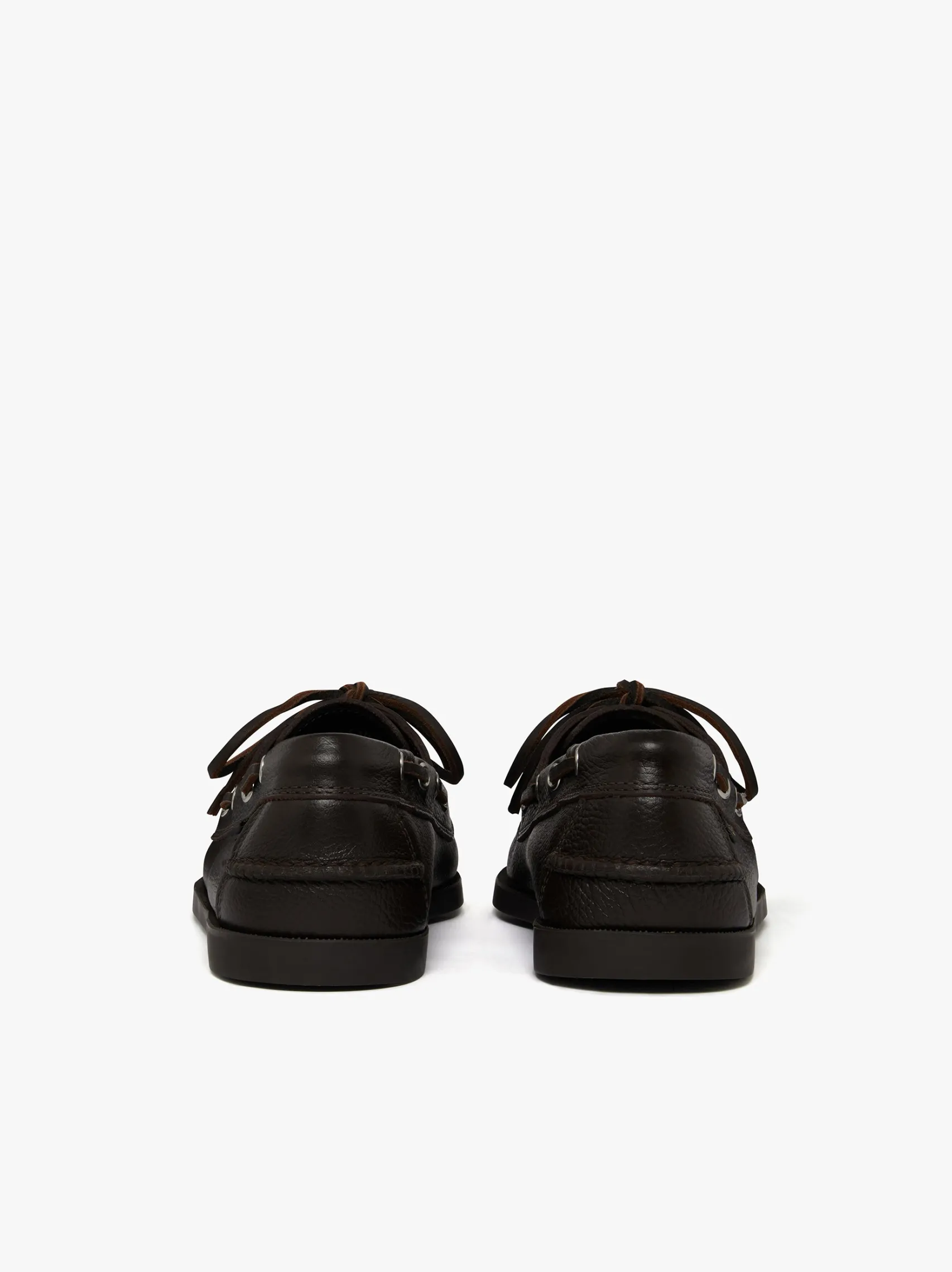 G.H.BASS Jetty II 2 Eye Boat Shoes Tumbled Leather