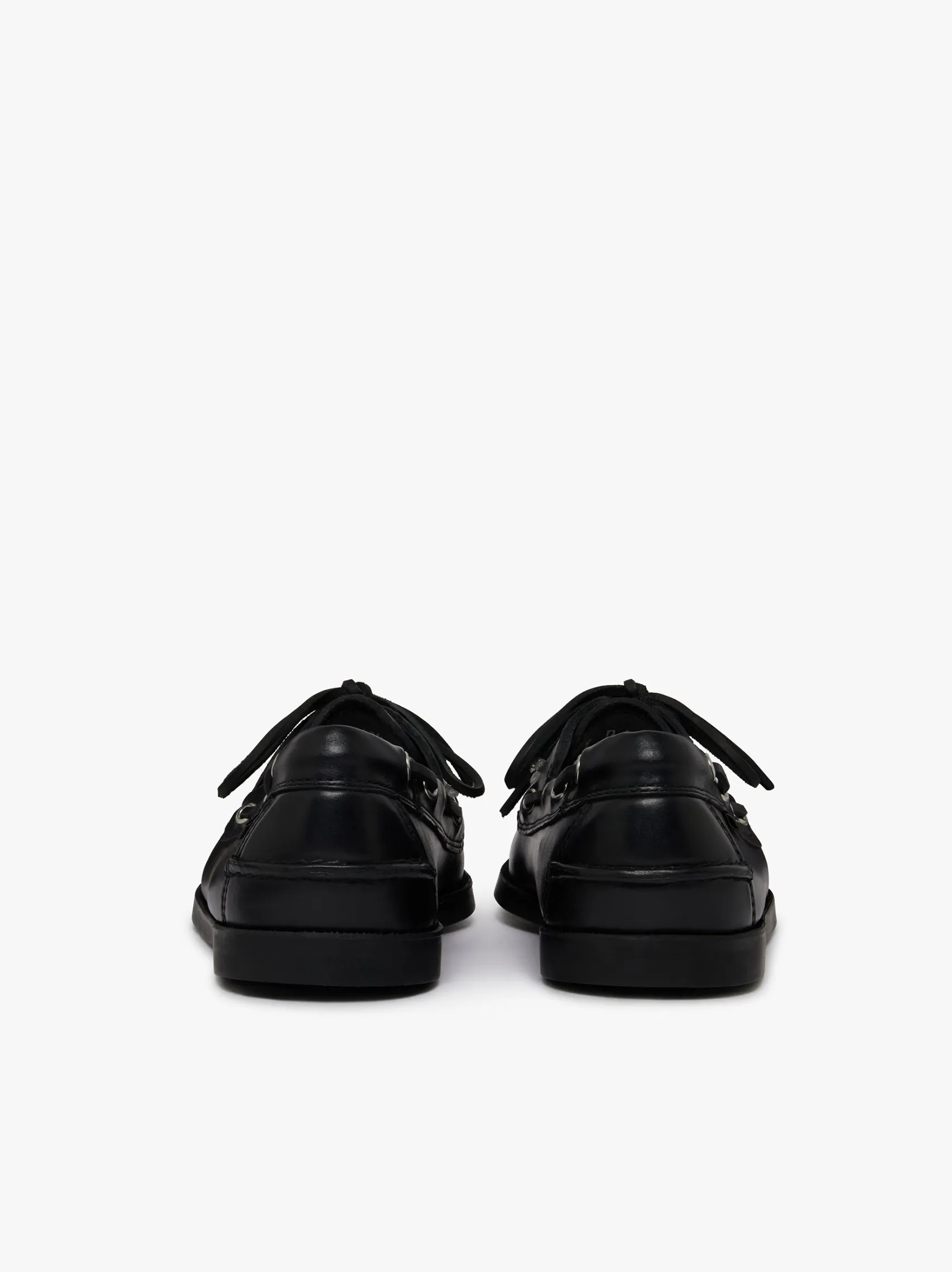 G.H.BASS Jetty II 2 Eye Boat Shoes Leather