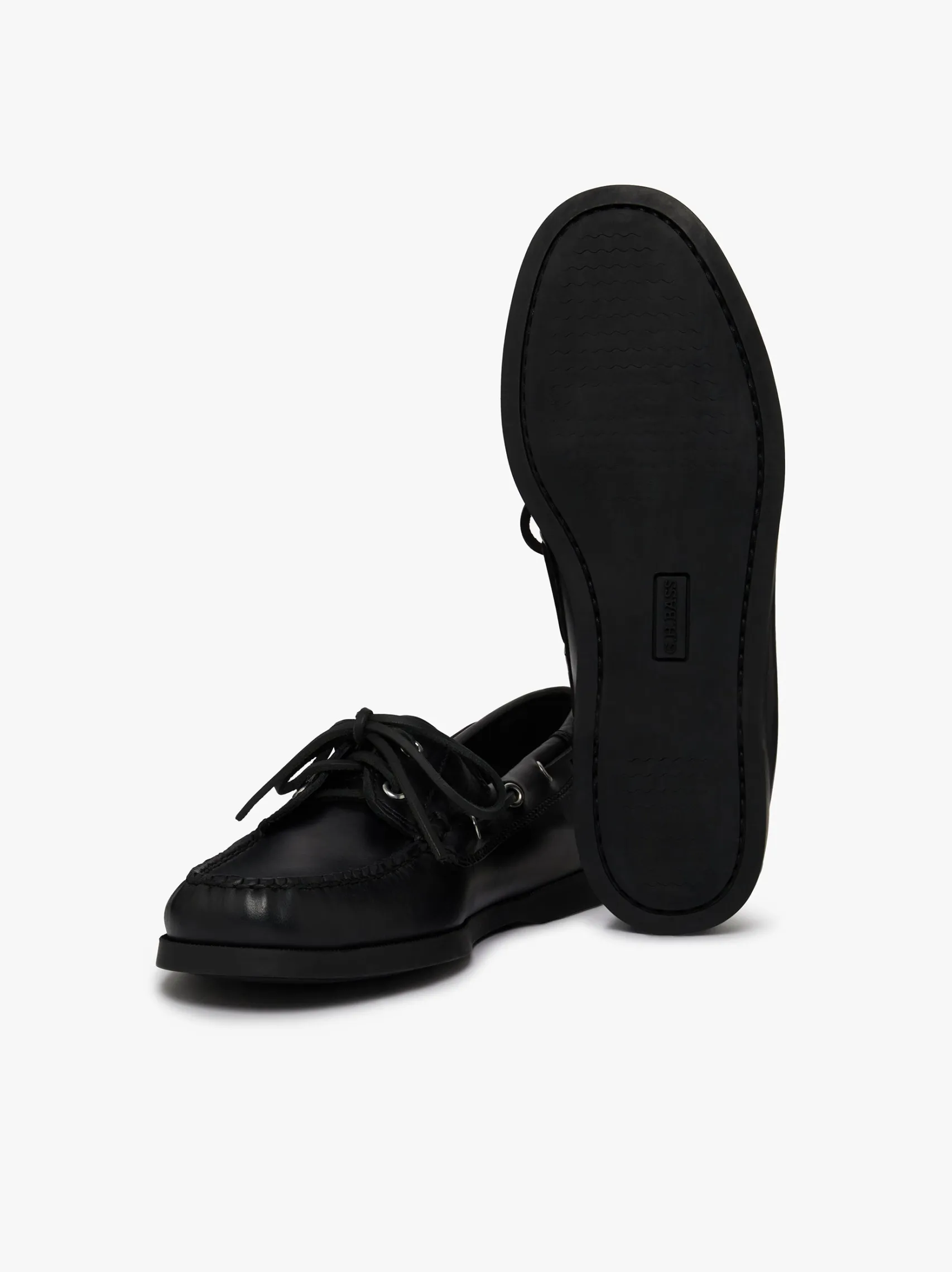 G.H.BASS Jetty II 2 Eye Boat Shoes Leather