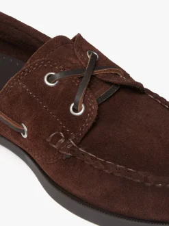 G.H.BASS Jetty II 2 Eye Boat Shoes Suede