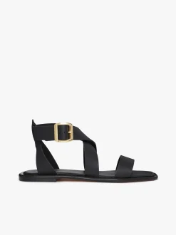 Women G.H.BASS Marina Ankle Strap Sandal Leather