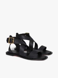 Women G.H.BASS Marina Ankle Strap Sandal Leather