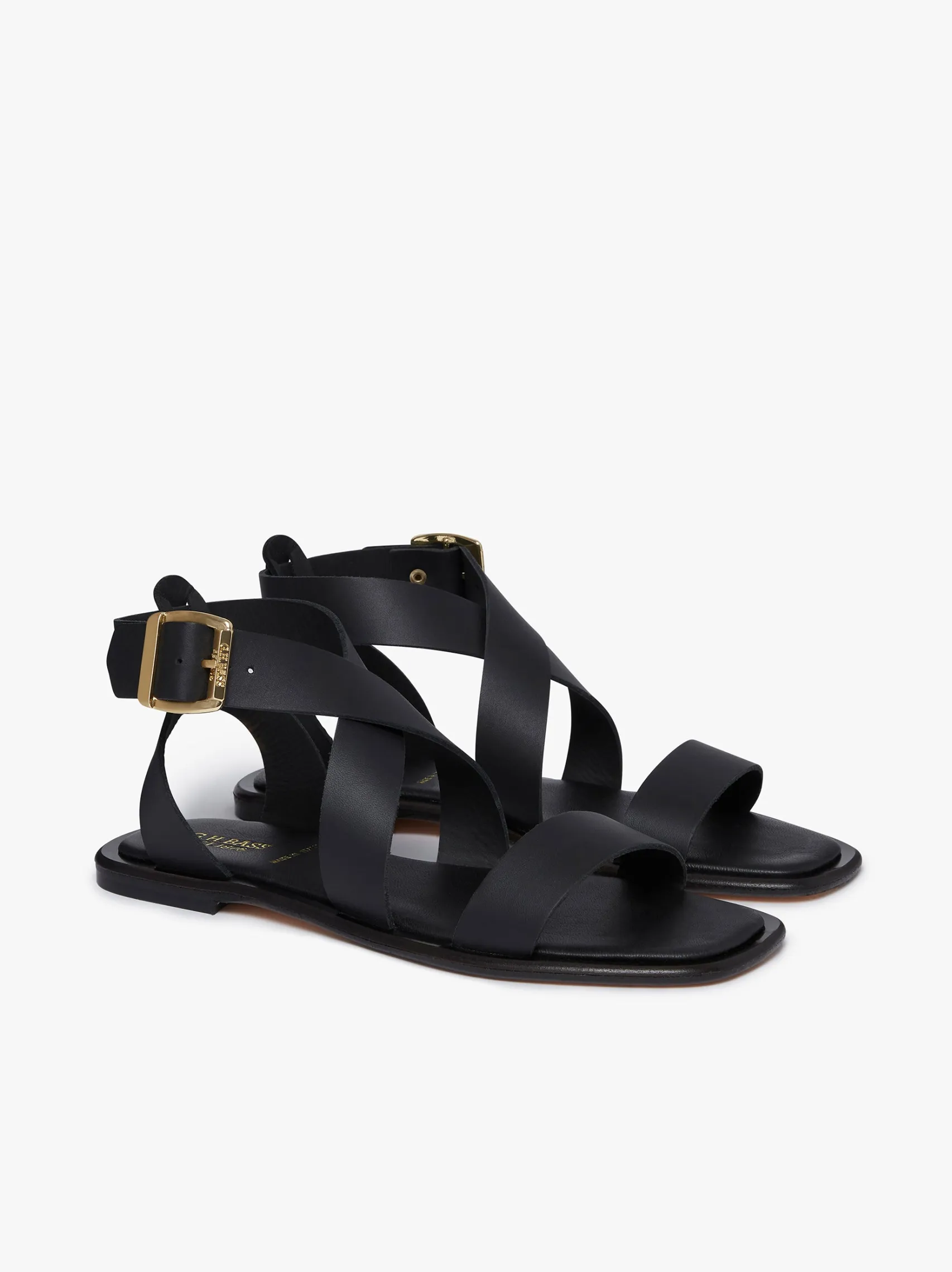 Women G.H.BASS Marina Ankle Strap Sandal Leather
