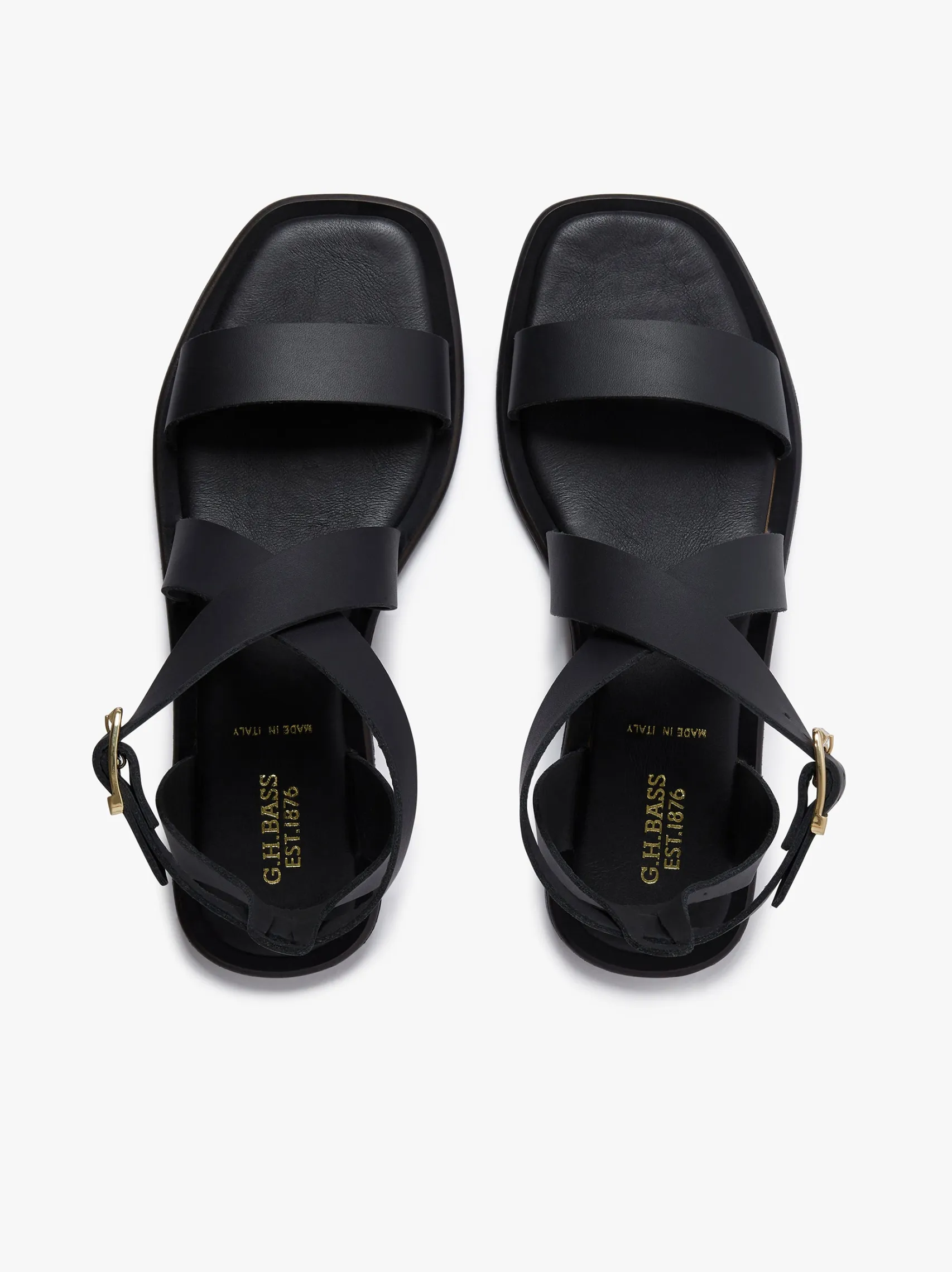 Women G.H.BASS Marina Ankle Strap Sandal Leather