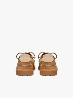 G.H.BASS Mini Lug Hampton Tan and Oiled Suede