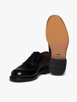 G.H.BASS Monogram Double Brogue Wingtip Leather