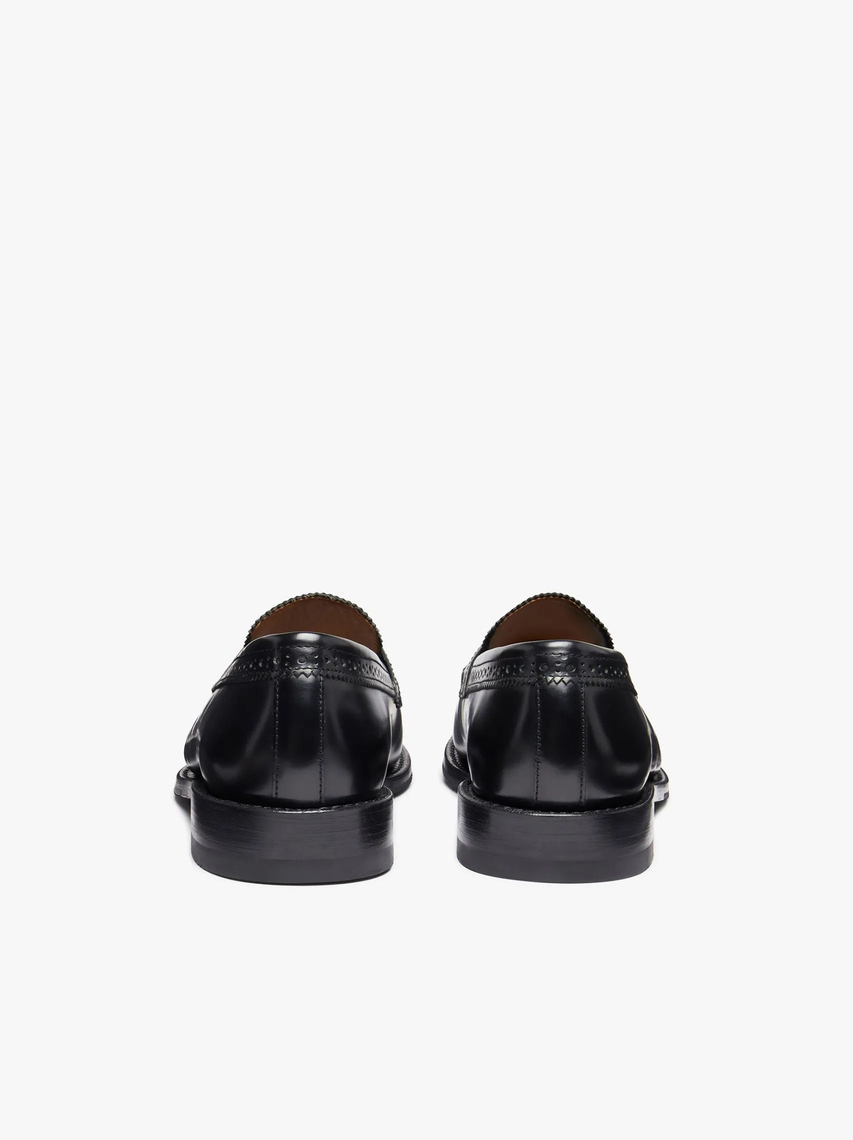 G.H.BASS Monogram Loafers Leather