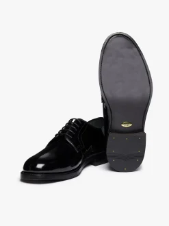 G.H.BASS Monogram Patent Derby Patent Leather