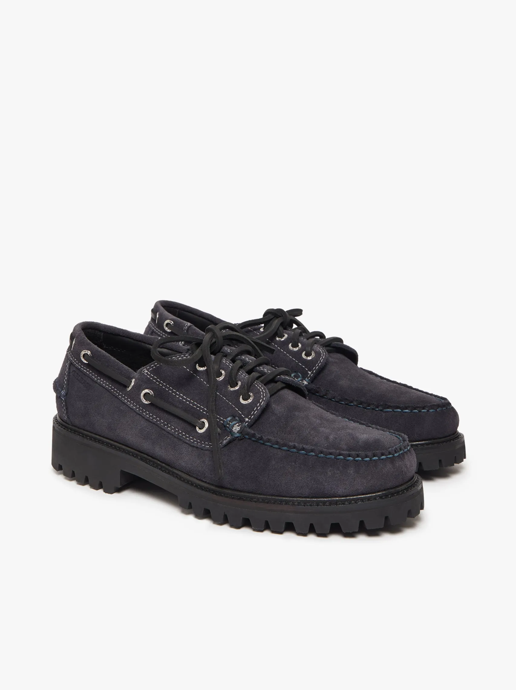 G.H.BASS Ranger Camp Moc Navy Suede
