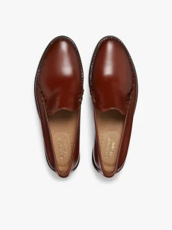 G.H.BASS Weejuns Cobra Venetian Loafers Leather