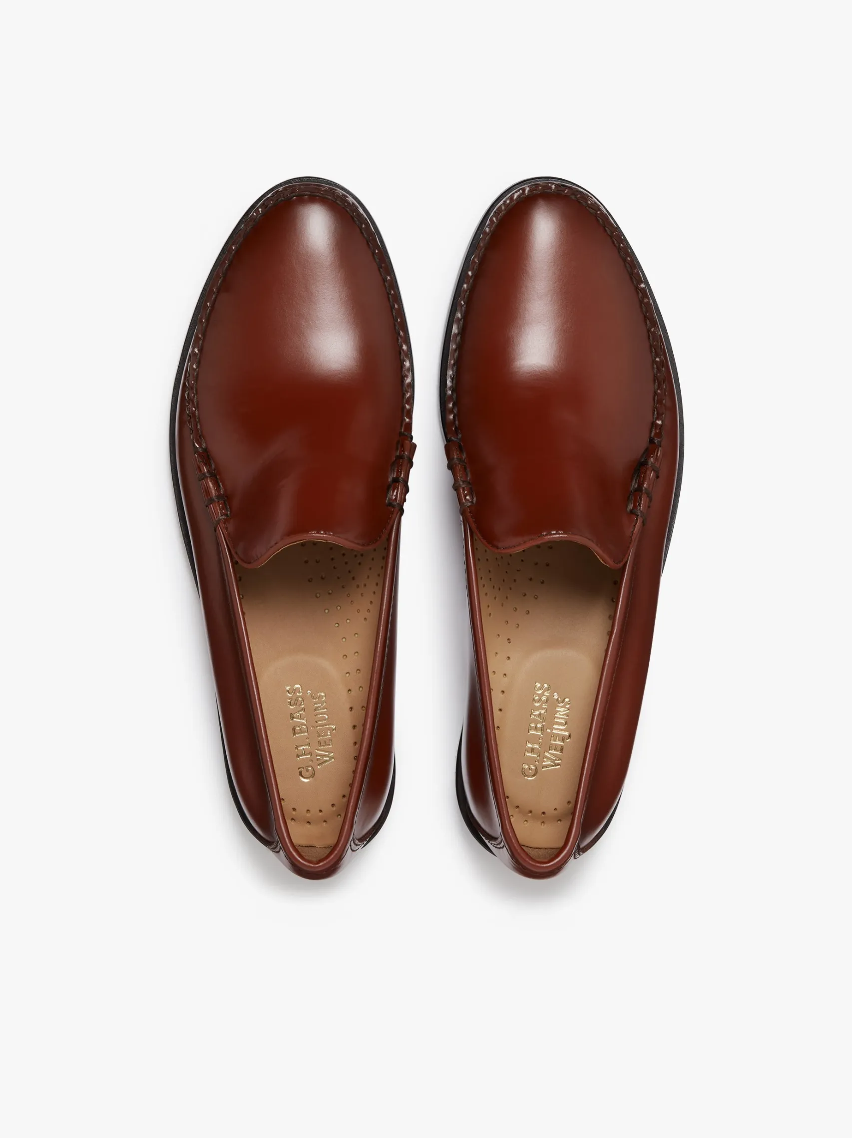 G.H.BASS Weejuns Cobra Venetian Loafers Leather