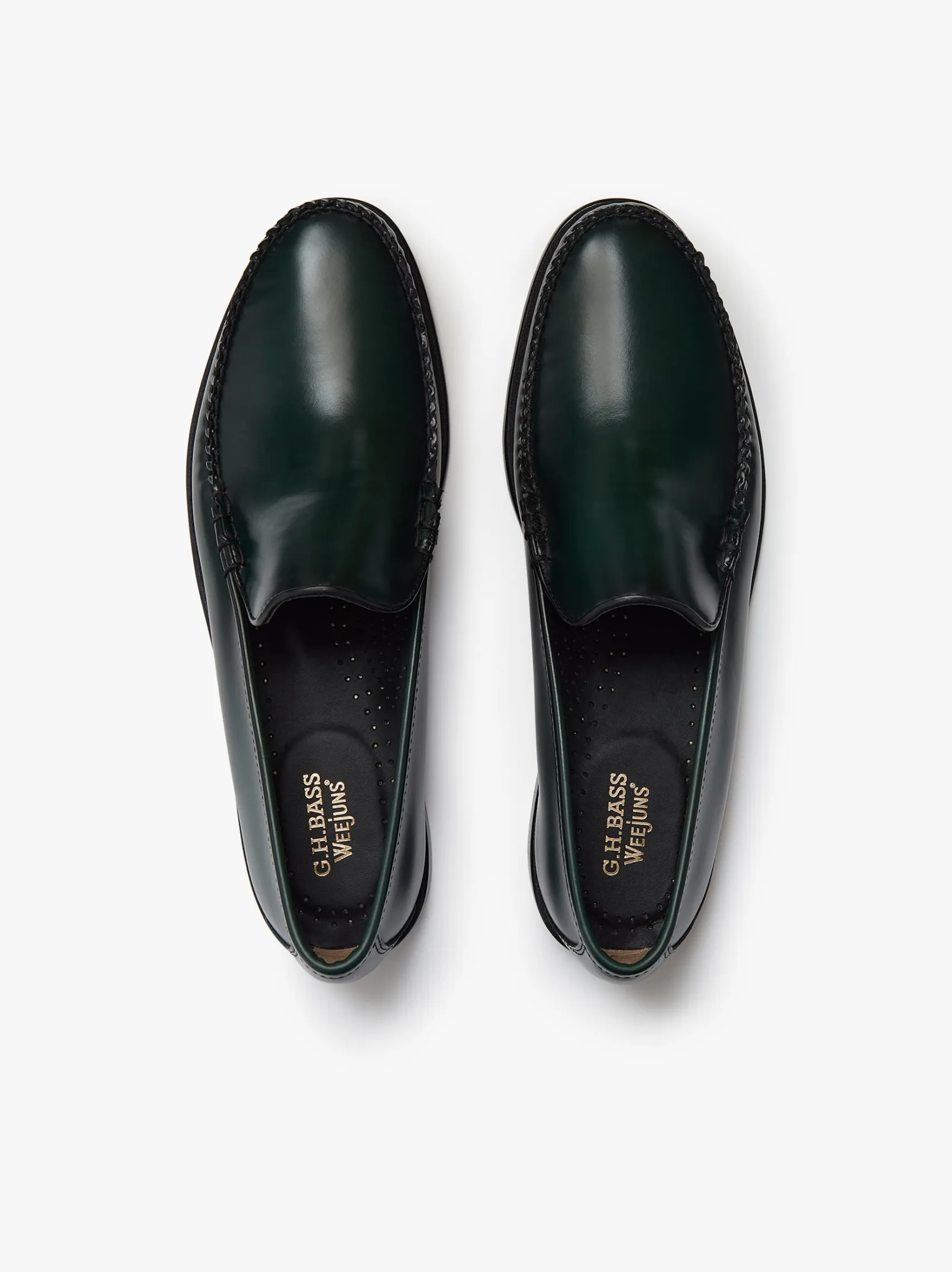 G.H.BASS Weejuns Cobra Venetian Loafers leather